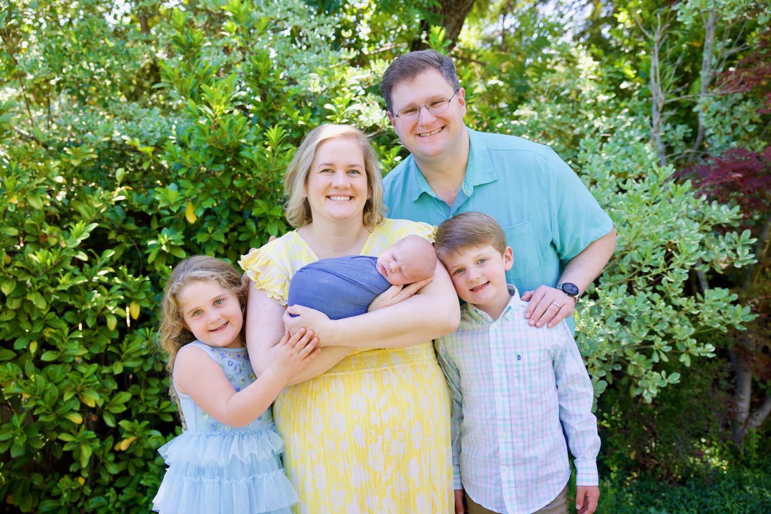 David and Amy Poll with their three children